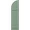 Ekena Millwork Americraft 4-Board (2 Batten) Wood Joined Board-n-Batten Shutters w/ Arch Top, ARW101BQ414X77TGH, PR ARW101BQ414X77TGH - alternate 2